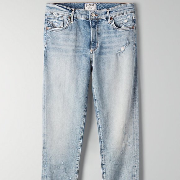 Agolde sophie high rise crop jeans 23 - Picture 2 of 9